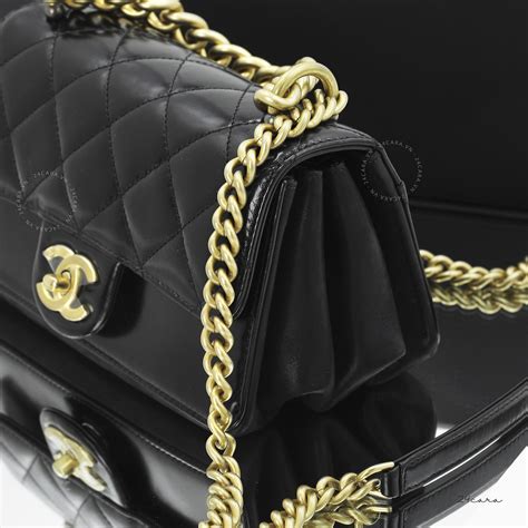 Chanel Flap Bag Mini Black in Lambskin Leather with Gold